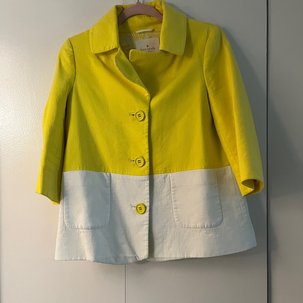 KATE SPADE ♠️ Colorblock Blazer - Picture 3 of 4
